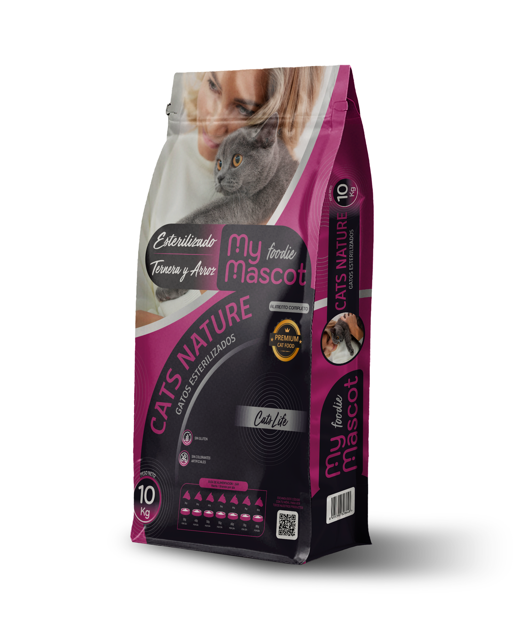 Gato esterilizado Ternera & Arroz 10 kg