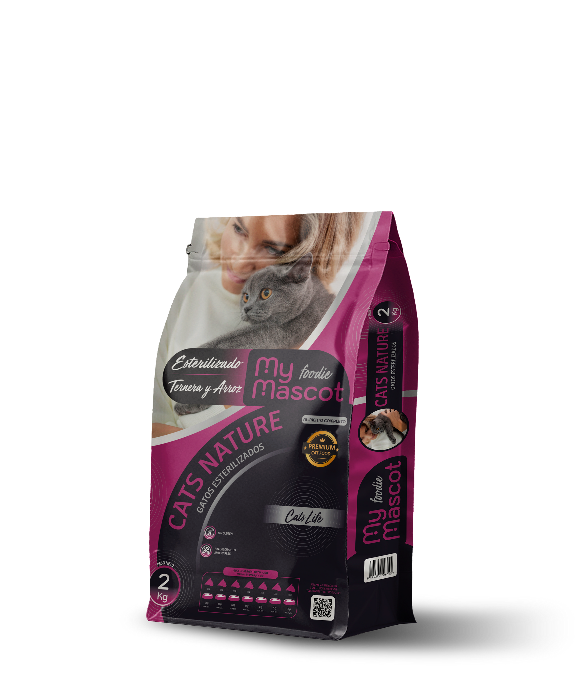 Gato esterilizado Ternera & Arroz 2kg