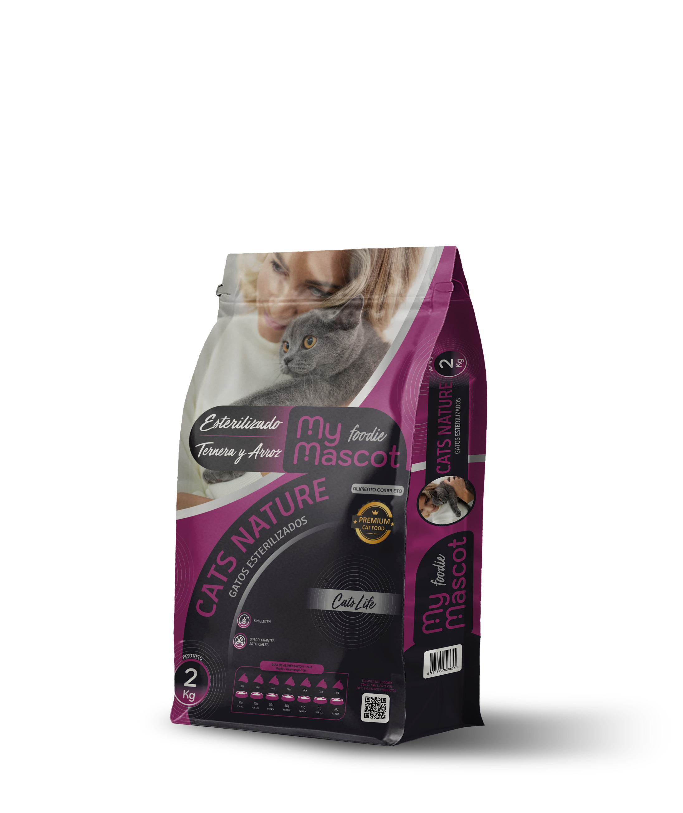 Gato esterilizado Ternera & Arroz 2kg
